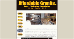 Desktop Screenshot of affordablegranite4u.com